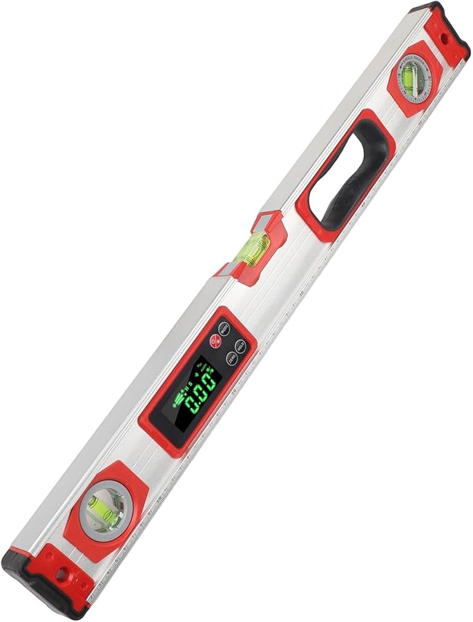 Digital Level 600mm Aluminum Alloy Waterproof Dustproof with Backlit Display Angle Measurement Tool - Image 1